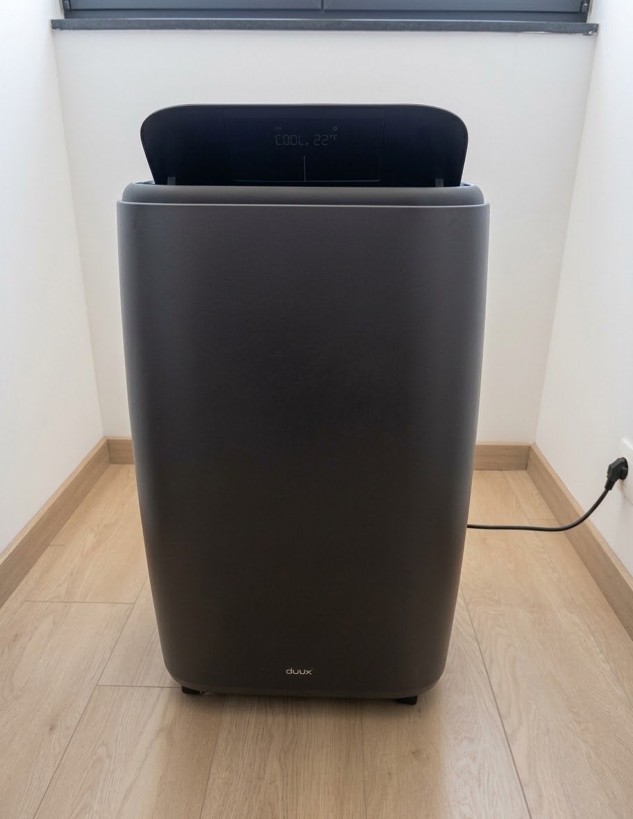Duux North Smart 14K BTU/h Grijs In zeer goede staat!, Witgoed en Apparatuur, Ophalen, Timer, 3 snelheden of meer, Zo goed als nieuw