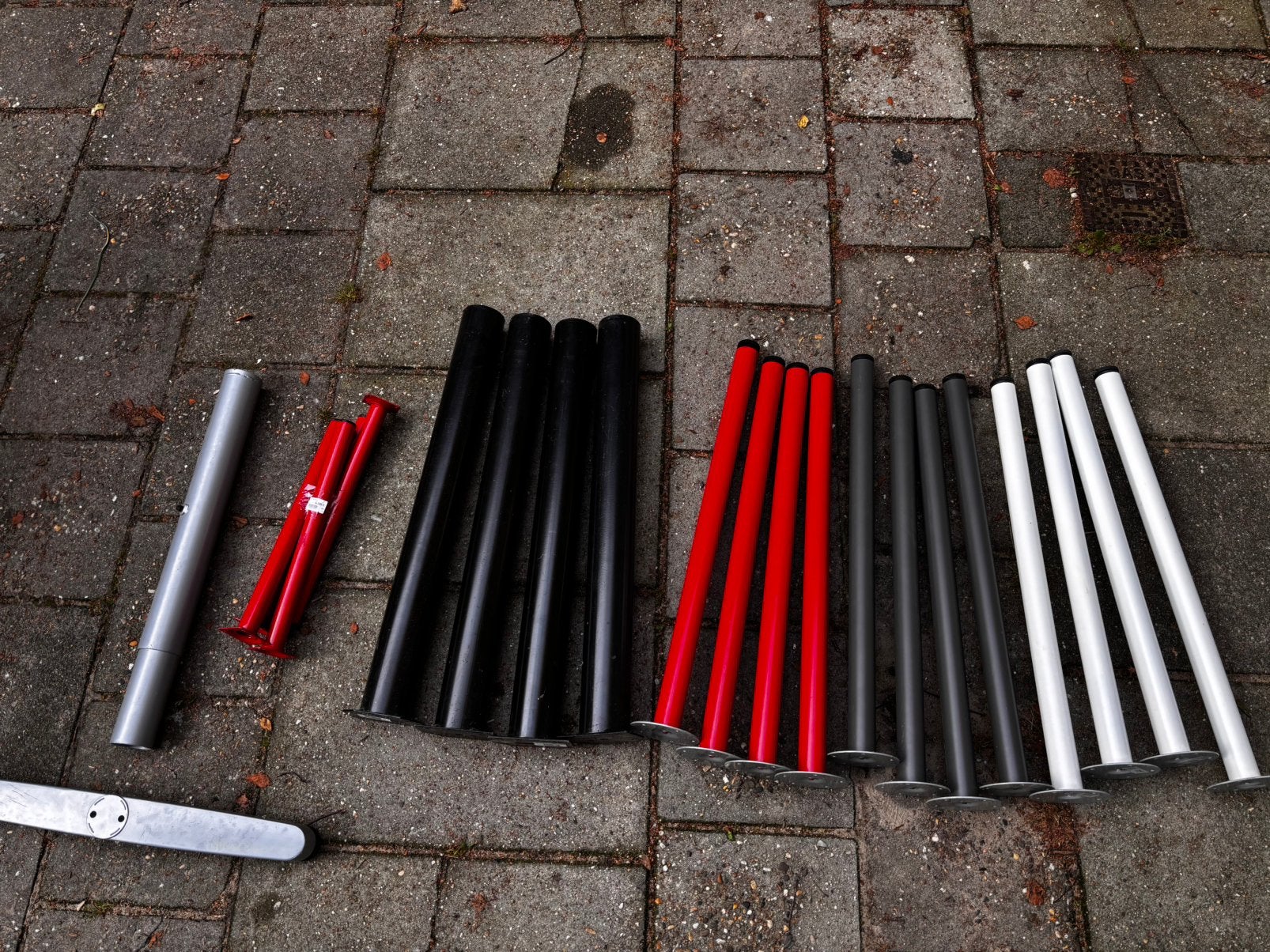 Tafelpoten (meeste ikea), Ophalen, Tafelpoot, Gebruikt, 50 tot 100 cm