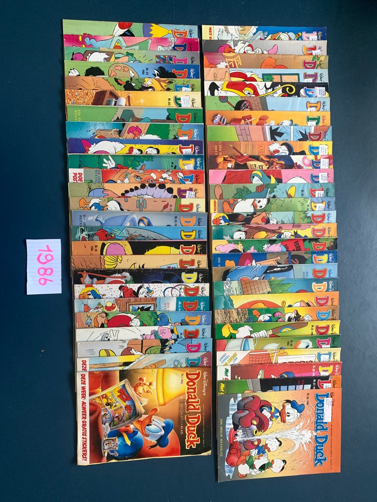 Donald Duck jaargang 1986, Gelezen, Complete serie of reeks, Europa, Ophalen of Verzenden