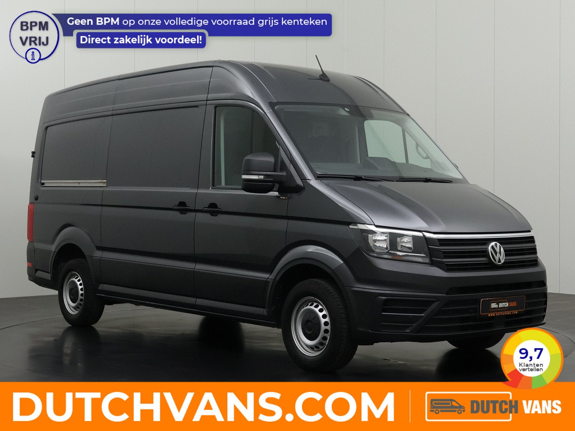 Volkswagen Crafter 2.0TDi 140PK L3H3 | Trekhaak 3000Kg | Mul, Stof, Gebruikt, 2117 kg, Volkswagen