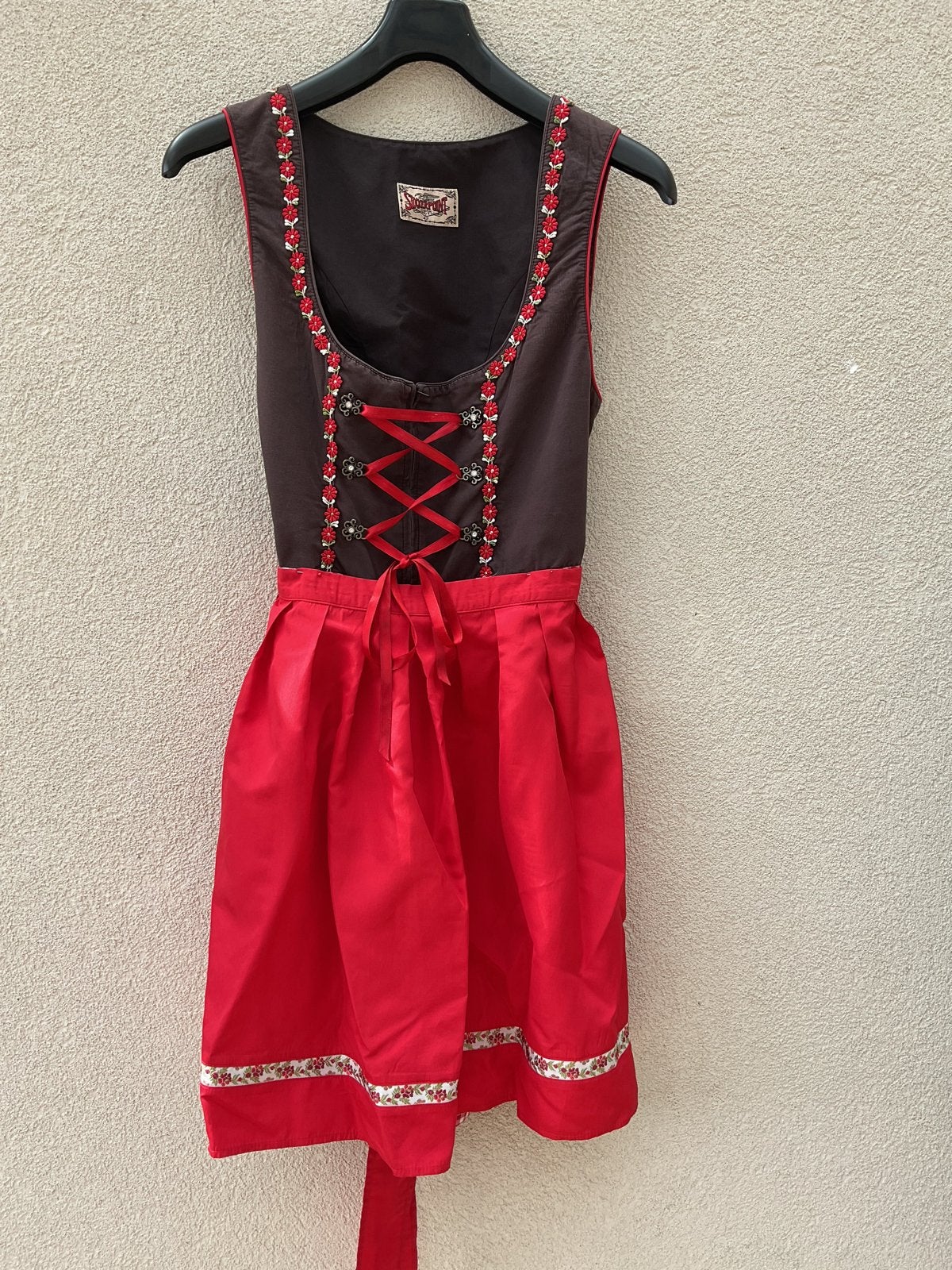 Dirndl jurk van Stockerpoint, maat 42, Maat 42/44 (L), Ophalen of Verzenden, Zo goed als nieuw, Knielengte