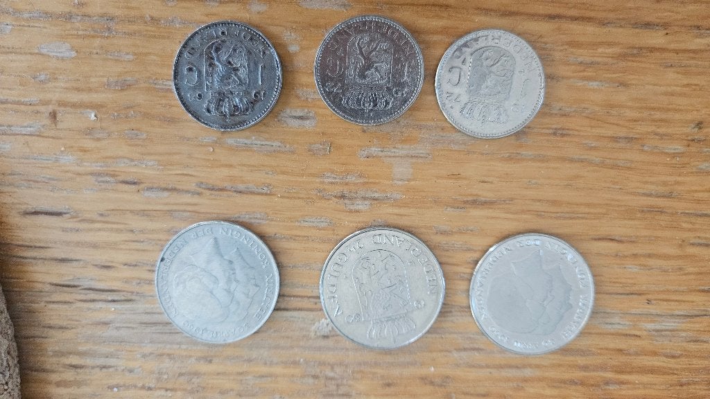 3 Rijksdaalders 1980 en 3 Guldens, Ophalen of Verzenden, Koningin Beatrix, 2½ gulden, Setje