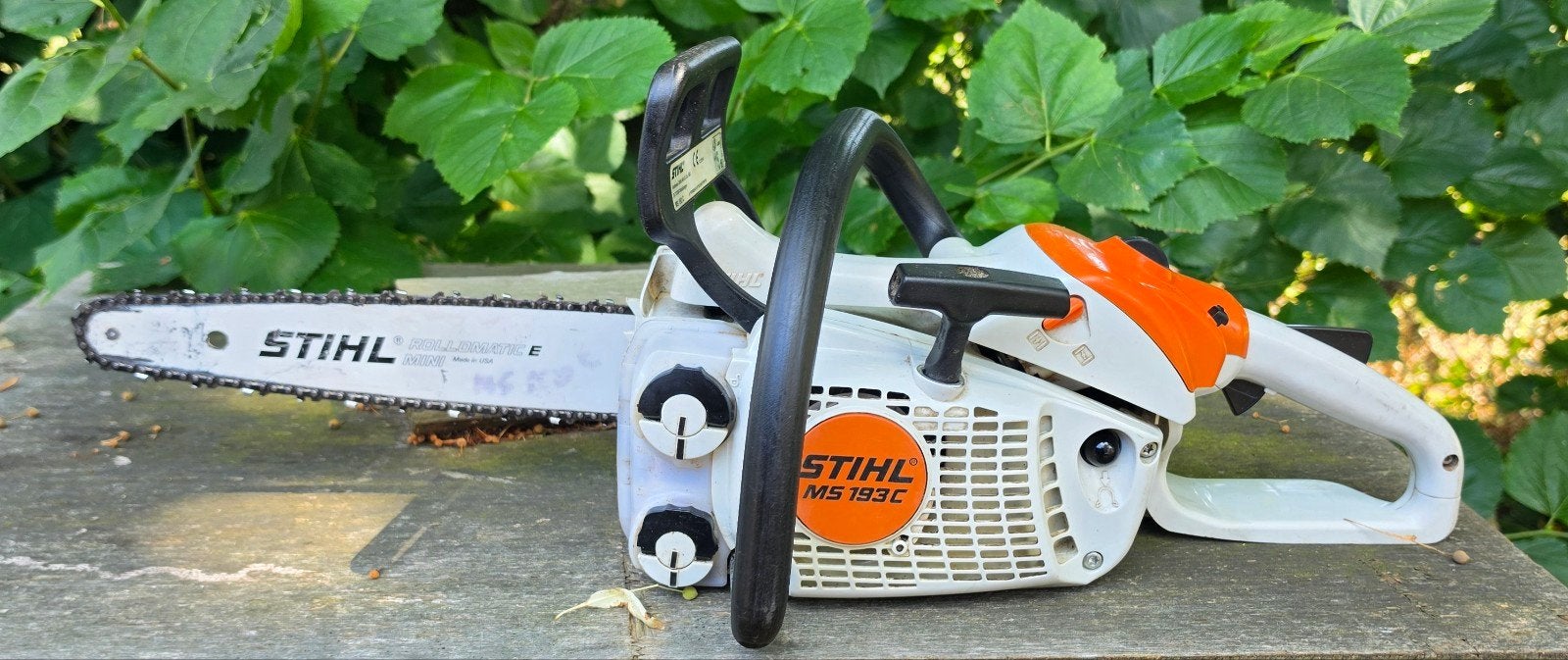 Stihl MS 193 C Kettingzaag met 30cm blad, Ophalen, Stihl, Gebruikt, Kettingzaag