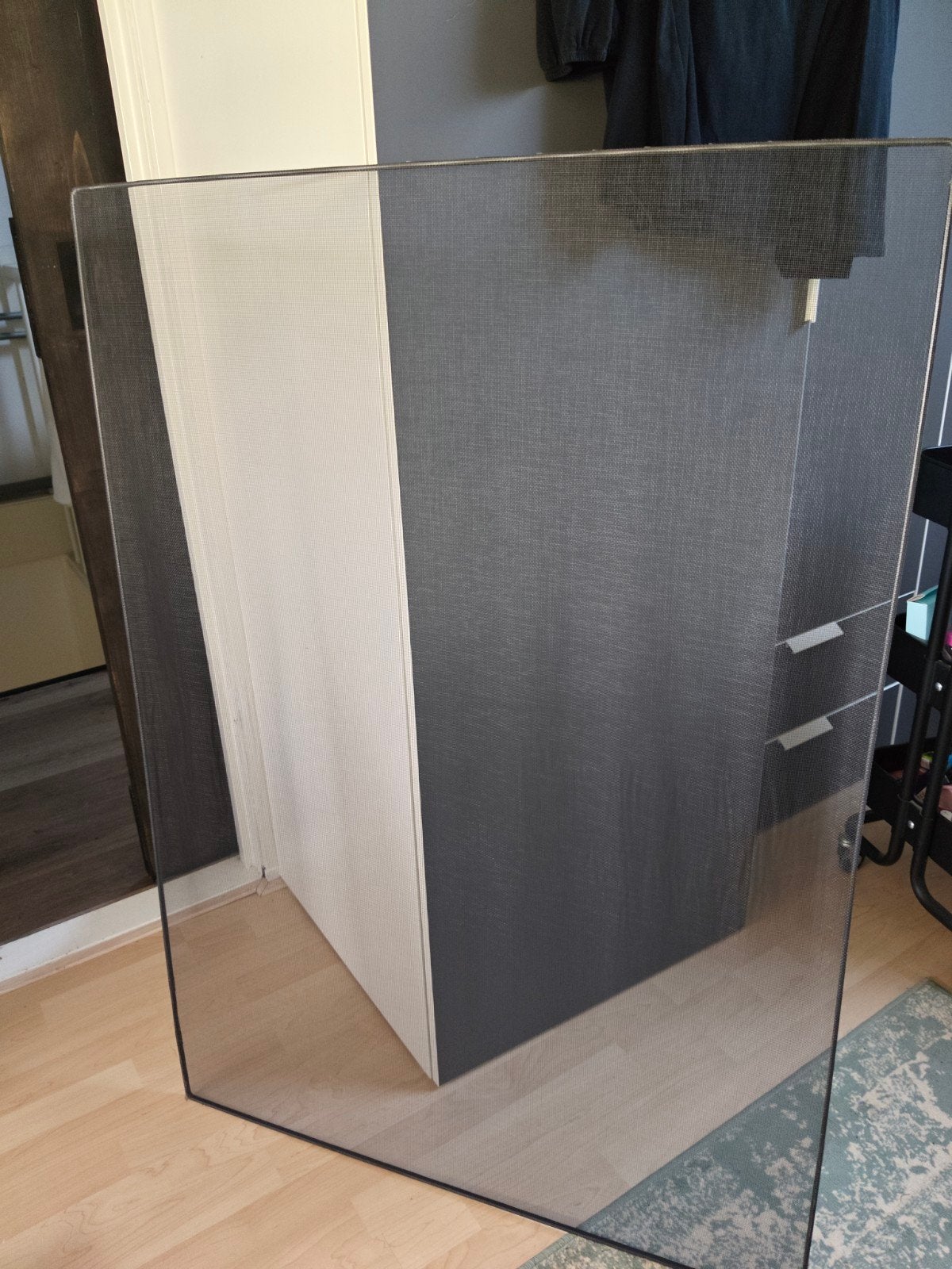 2x Flex screen V2 DM insectenhor Gealan zwart gaas 838x1185, Ophalen, Nieuw, Hordeur