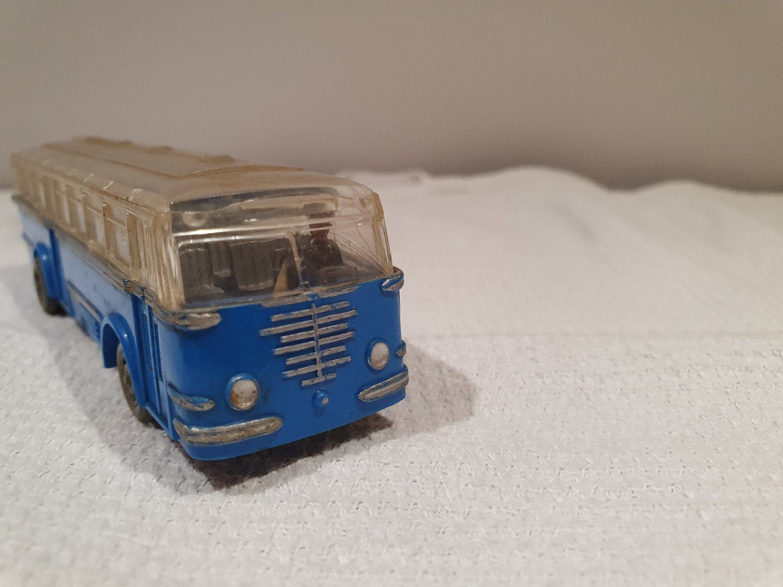 Wiking Büssing blauw bus 1:87, Ophalen of Verzenden, Gebruikt, Bus of Vrachtwagen, Wsi
