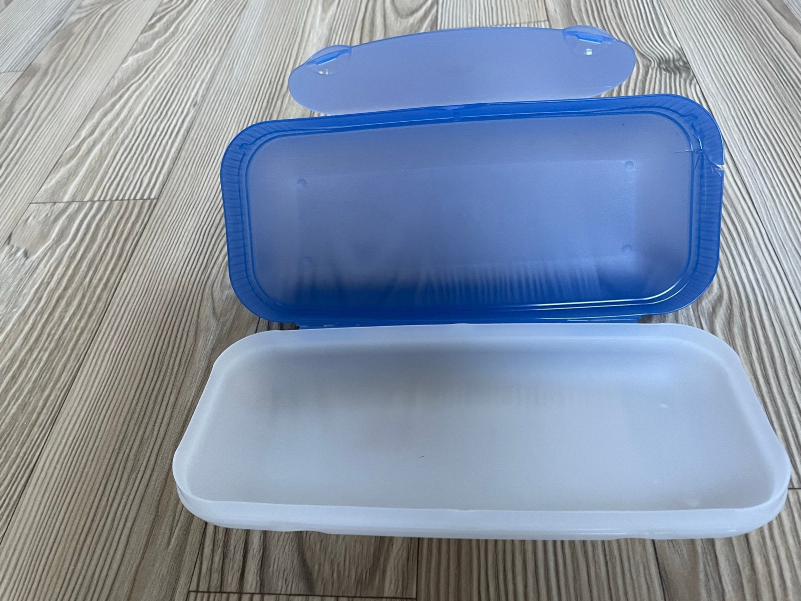 Tupperware eierdoos voor 12 eieren, Bewaardoos, Blauw, Nieuw, Ophalen of Verzenden