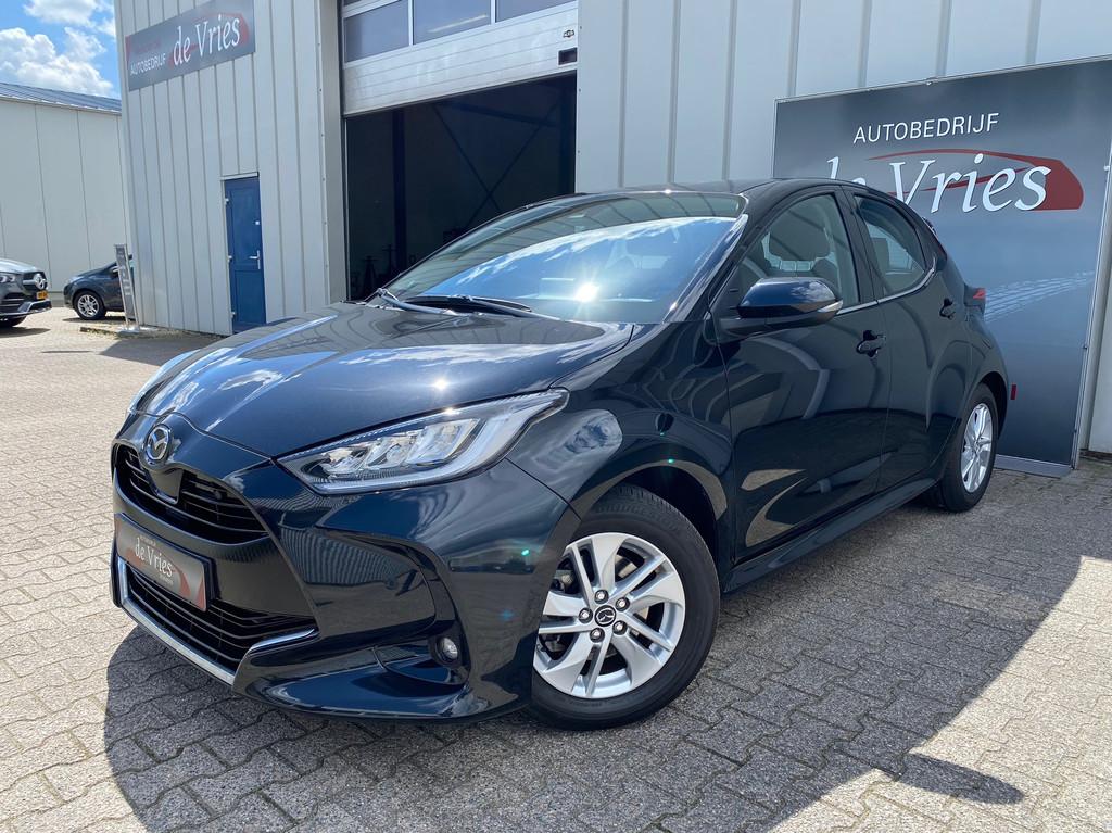 Mazda 2 Hybrid 1.5 Exclusive / Clima / Cruise / Camera / Car, Auto's, 450 kg, Gebruikt, Euro 6, Zwart