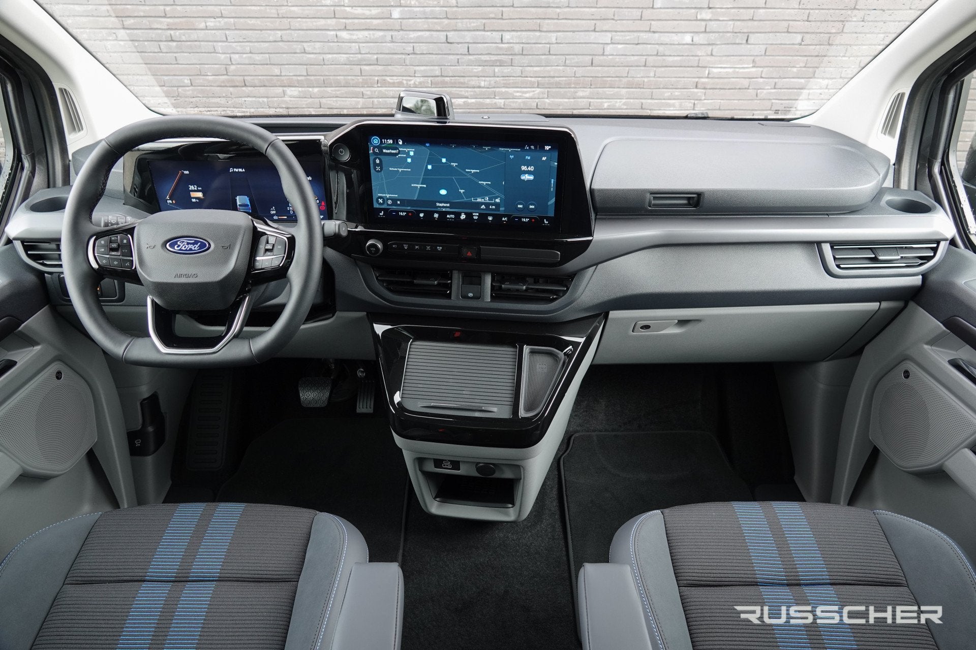 Ford E-Transit Custom L2H1 218Pk Aut. | Tourneo Sport | 8-Pe, Achterwielaandrijving, Gebruikt, Leder en Stof, Origineel Nederlands