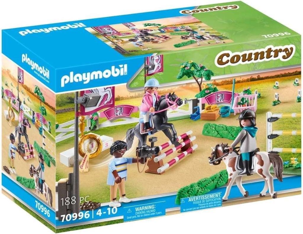 Grote Playmobil & Schleich paardenverzameling, Ophalen, Zo goed als nieuw