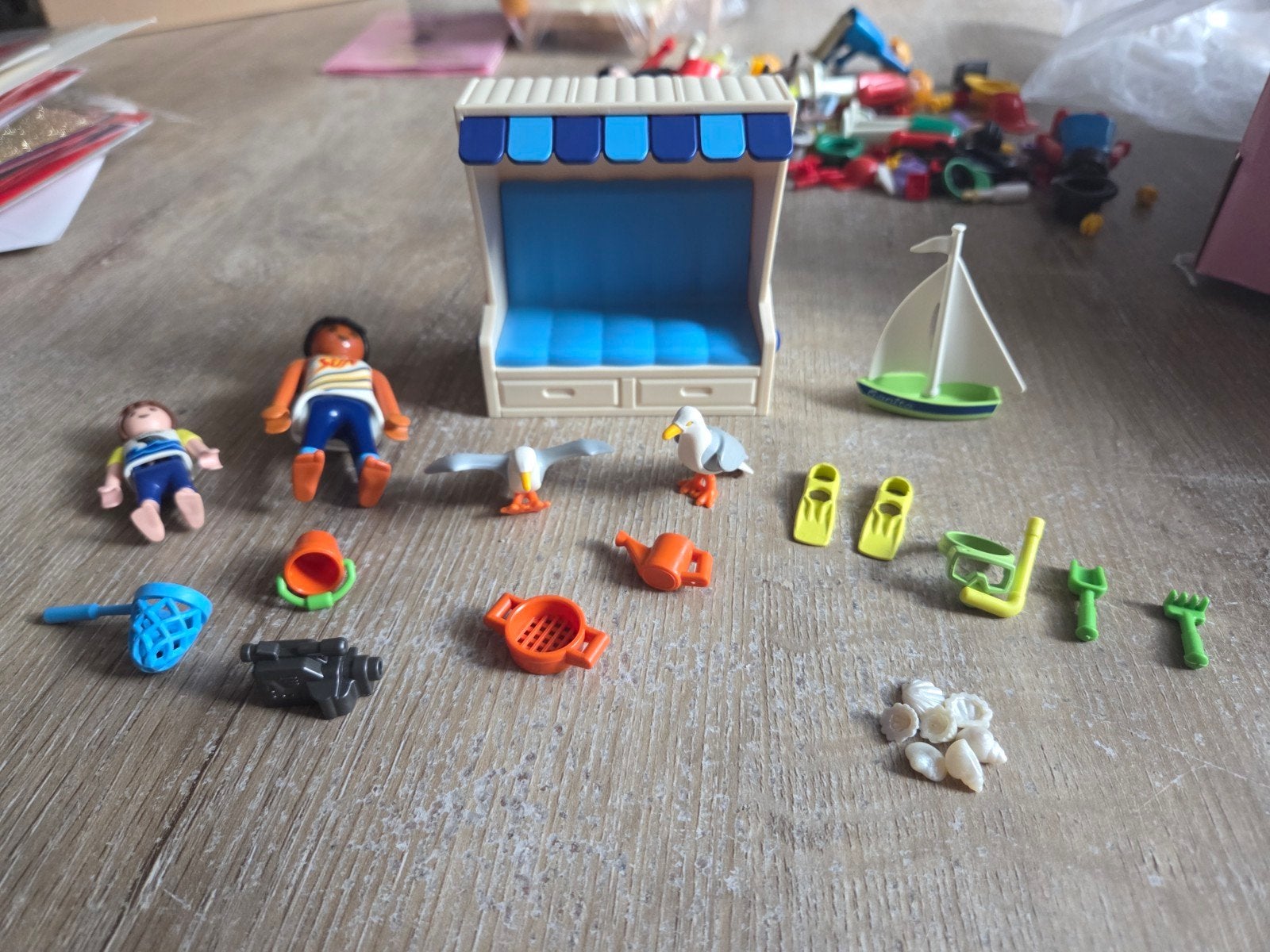 playmobil set Strandtentje 3660, Gebruikt, Complete set, Overige typen, Ophalen of Verzenden