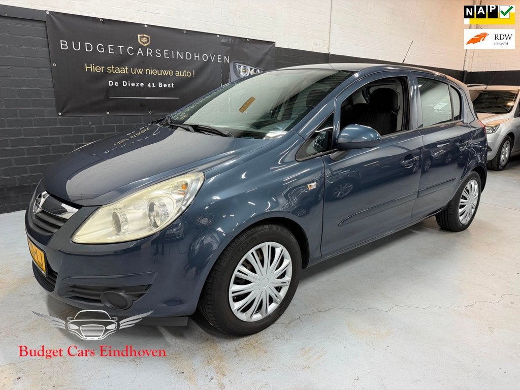 Opel Corsa 1.4-16V Enjoy Nap/Airco/AUTOMAAT/APK 08-2027!, Auto's, Opel, Stof, Gebruikt, 4 cilinders, 49 €/maand