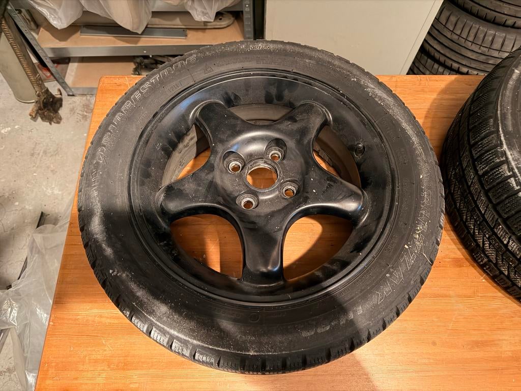 Mazda MX5 NA velgen Bridgestone winterbanden 195/50 R 15, Ophalen, Gebruikt, 15 inch, Banden en Velgen