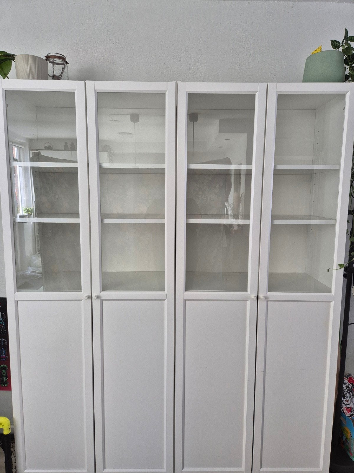 2x Ikea Billy kast wit, Ophalen, Gebruikt, 200 cm of meer, 50 tot 100 cm