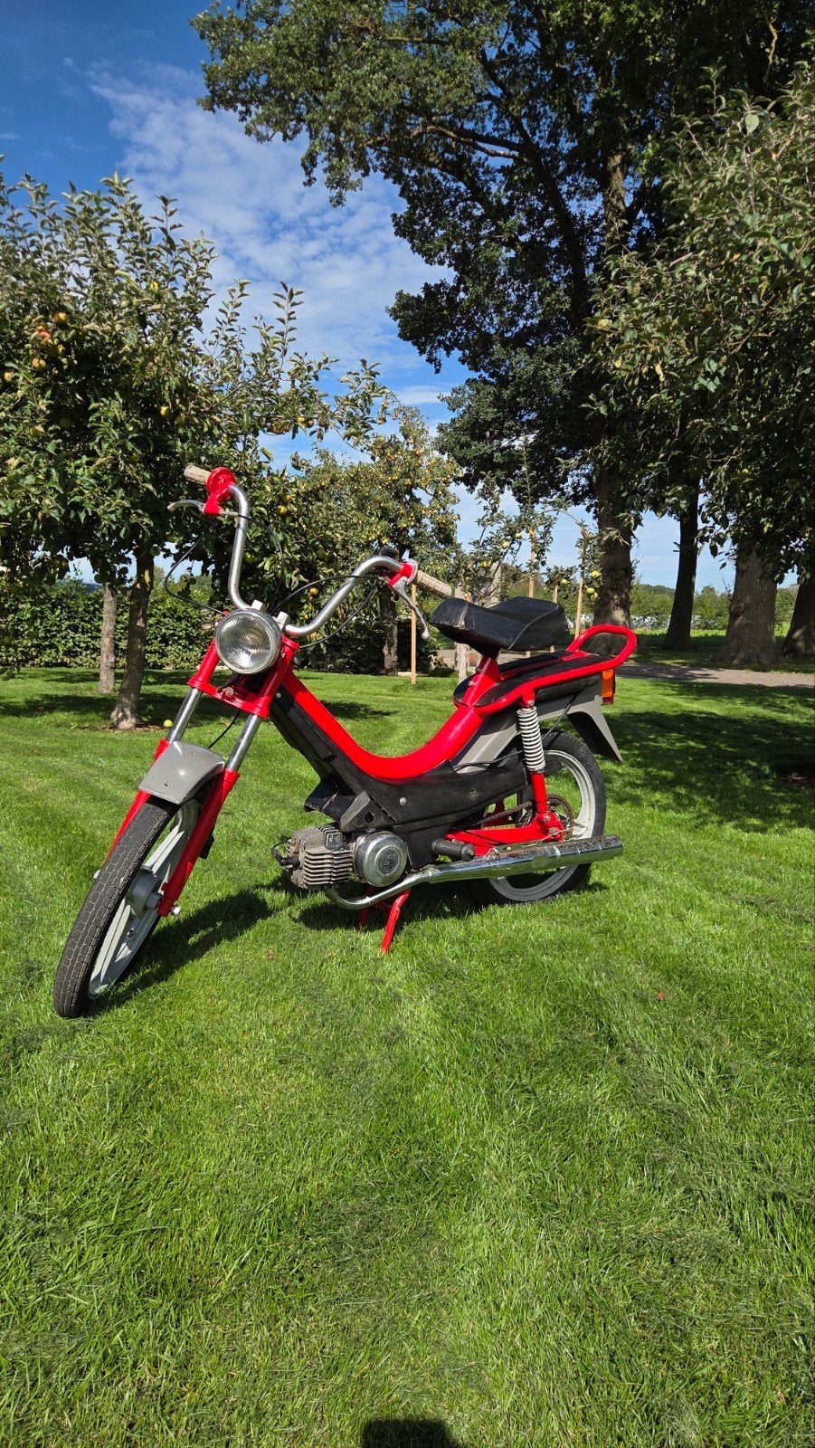 Puch Z-one bromfiets - Klassieke rode uitvoering, Ophalen, Gebruikt, 70 cc, Overige modellen
