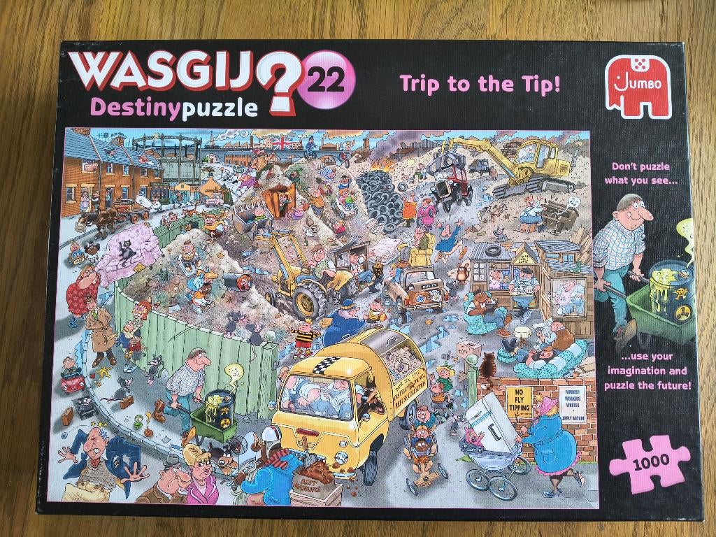 Wasgij-Puzzel, Hobby en Vrije tijd, Denksport en Puzzels, Ophalen, 500 t/m 1500 stukjes, Zo goed als nieuw, Legpuzzel