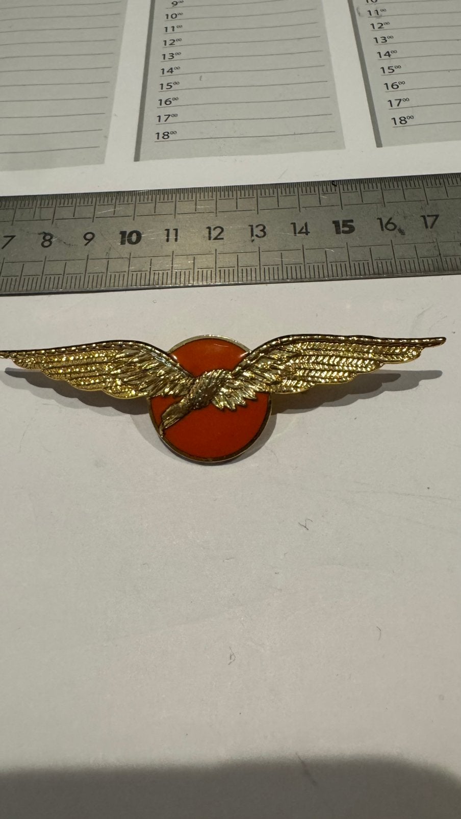 Wing Mld luchtmacht 1, Ophalen of Verzenden, Luchtmacht, Nederland, Embleem of Badge