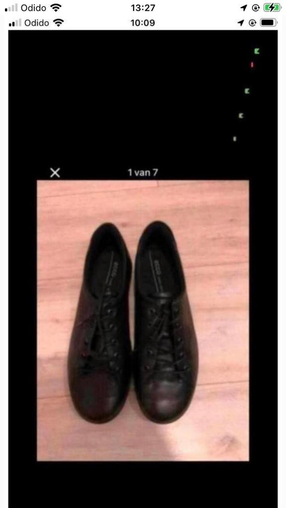 ecco schoen, Ophalen, Nieuw, Zwart