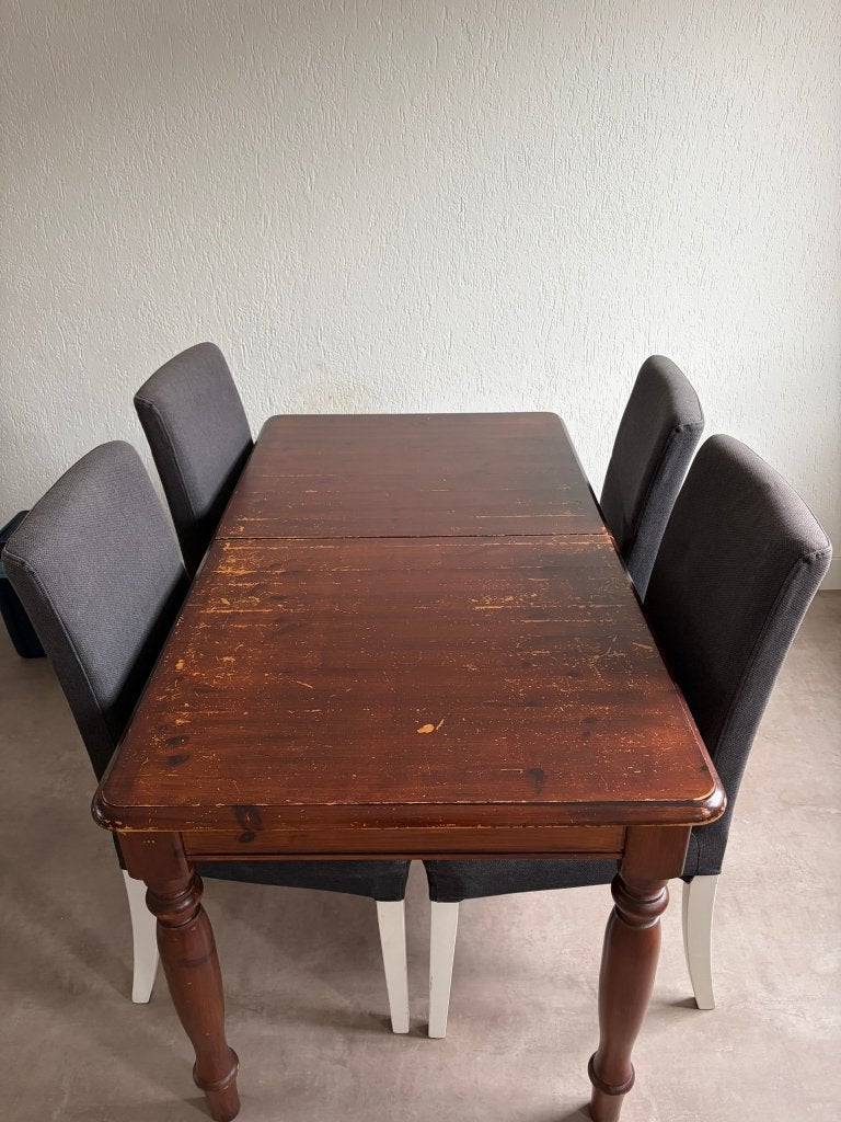 Eettafel stoelen, Ophalen, Gebruikt, 100 tot 150 cm, 50 tot 100 cm
