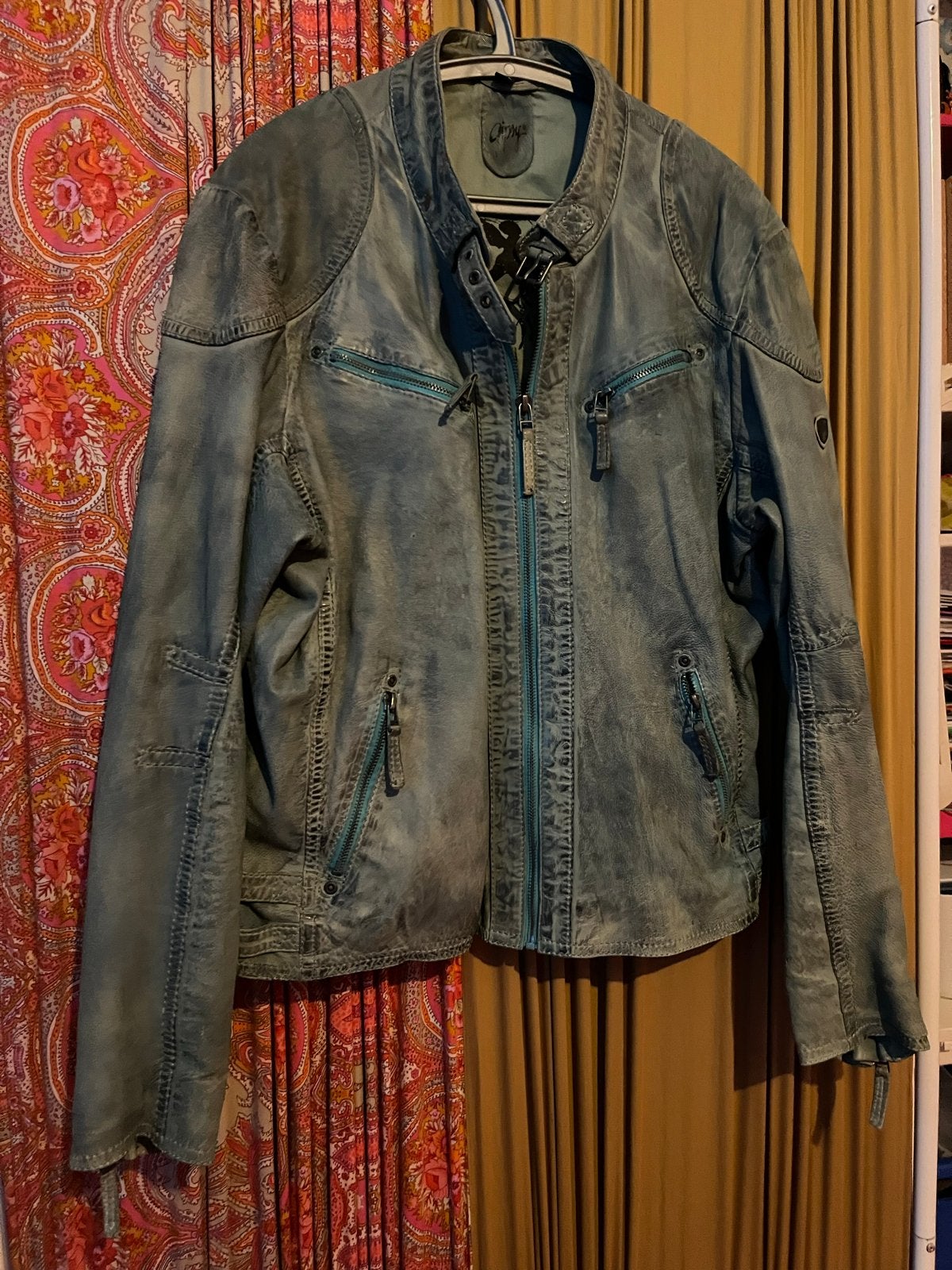 Gipsy Leren Jas maat xxl, Ophalen of Verzenden, Gedragen, Maat 46/48 (XL) of groter, Overige kleuren