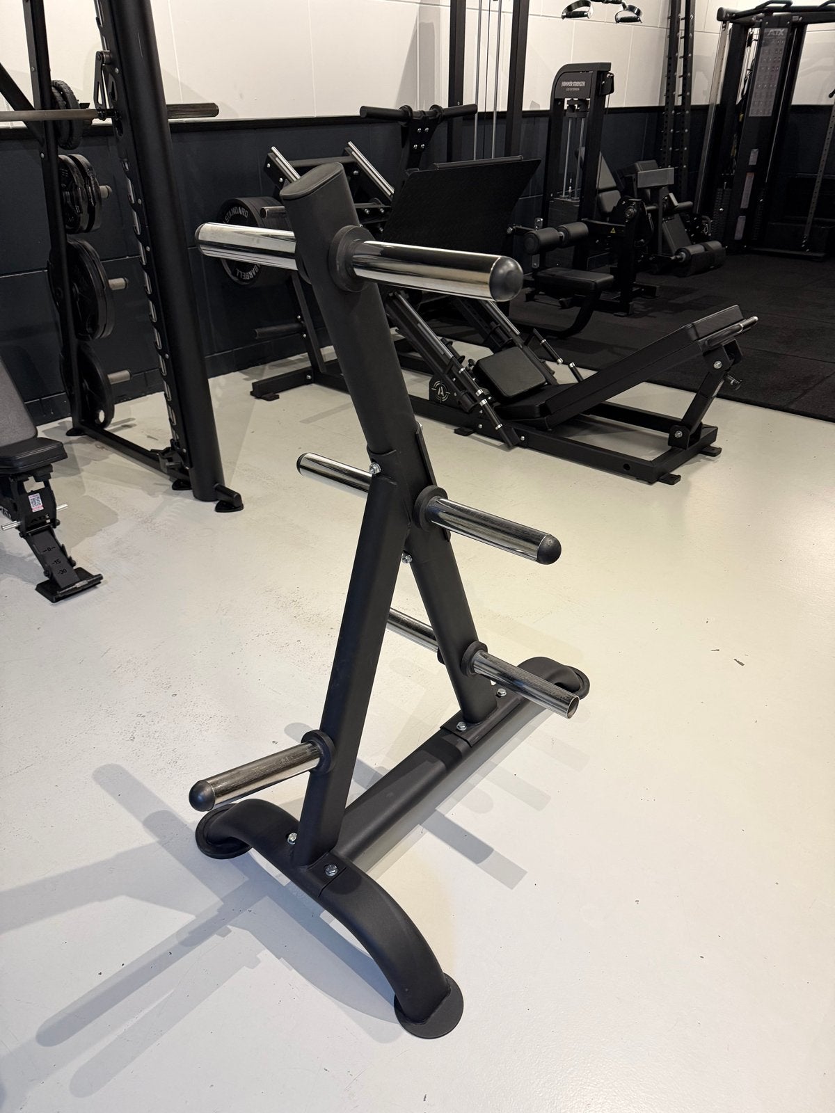 Lifemaxx LMX1030W Halterschijvenrek met 7 pinnen, Ophalen, Zo goed als nieuw, Overige typen