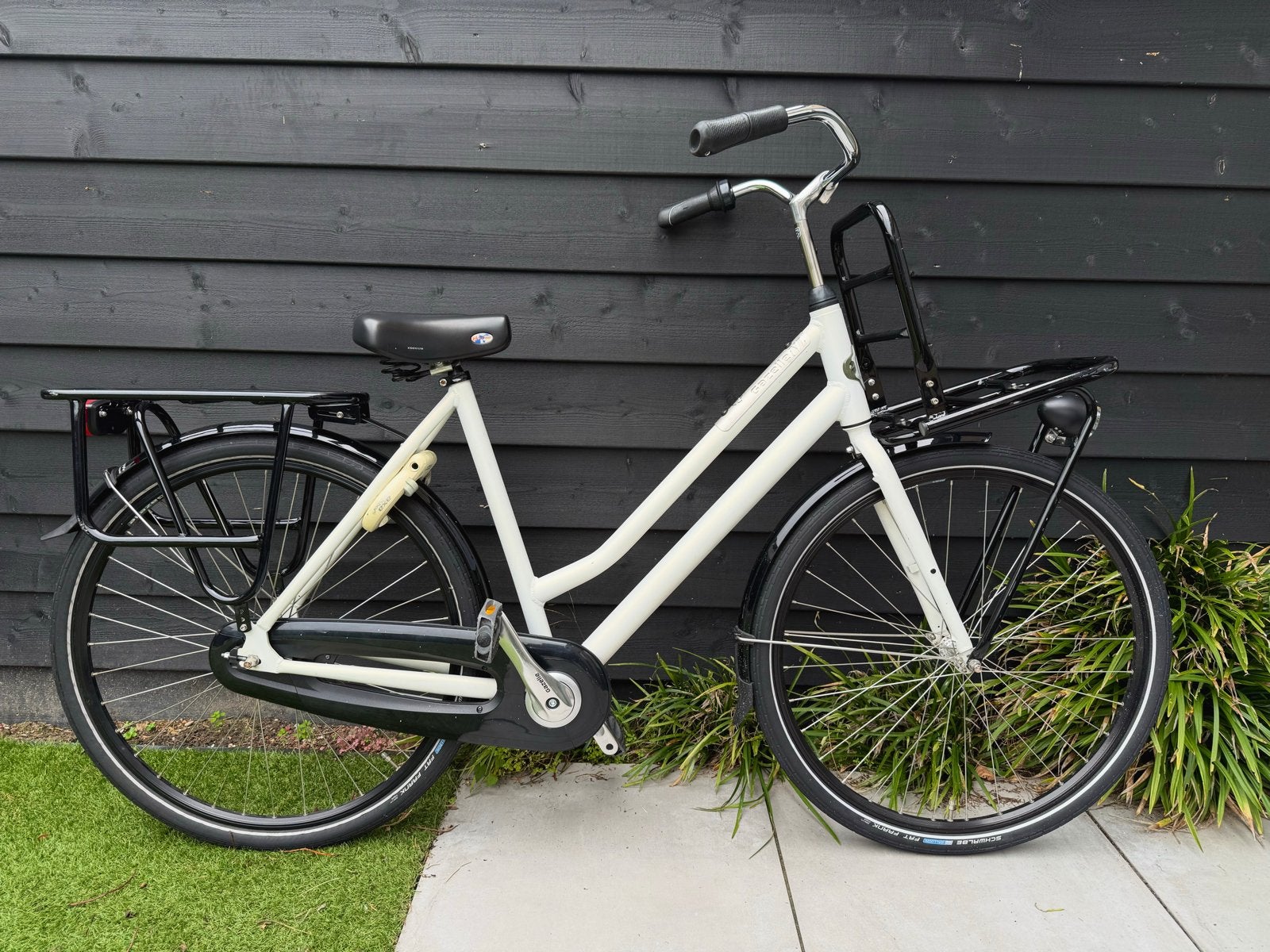 Gazelle Damesfiets | Framemaat 54 | 28 Inch | Wit Parelmoer, Ophalen, Gazelle, Trommelrem, 53 tot 56 cm