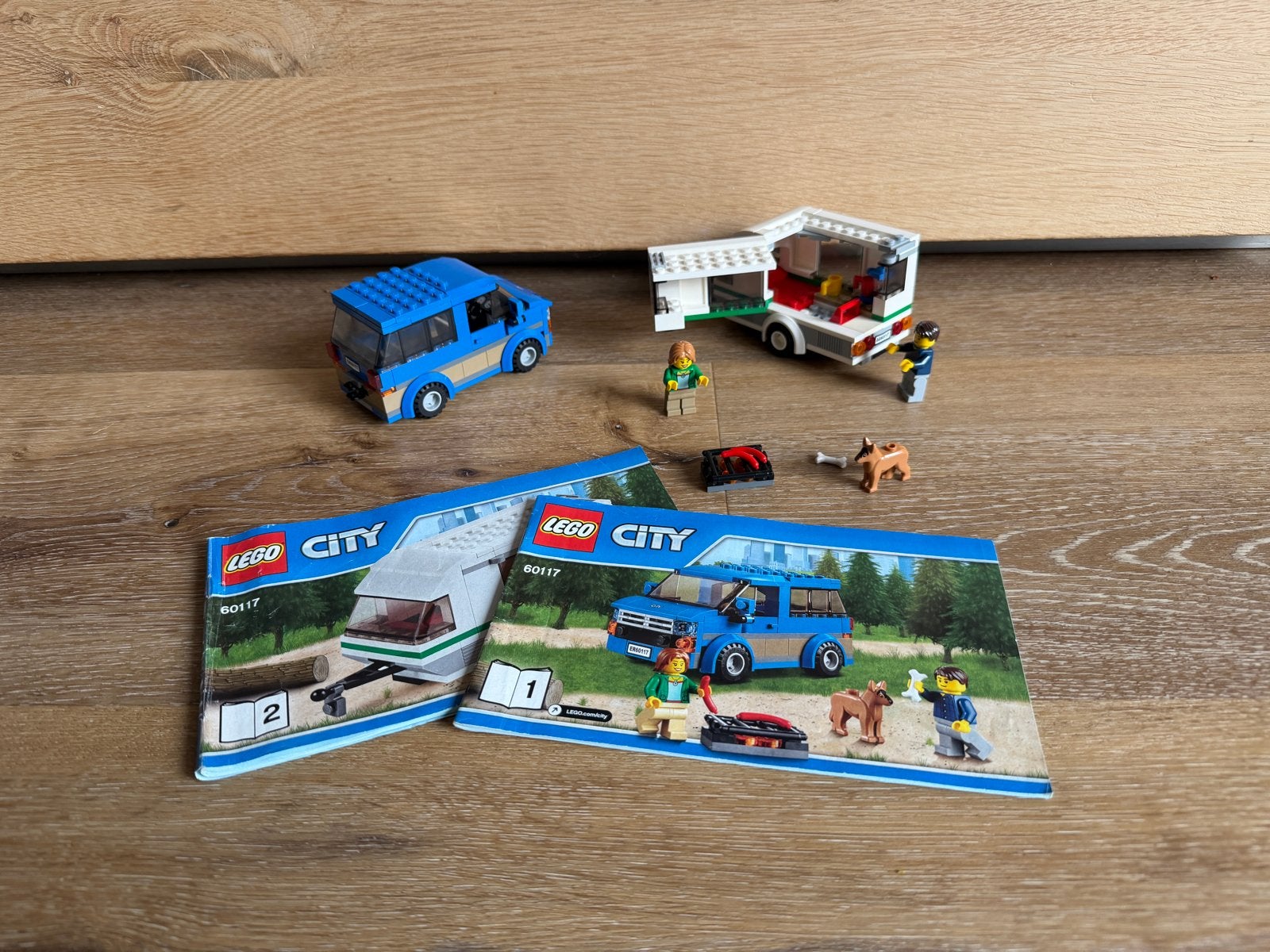 LEGO City 60117 Camper Van met instructieboekjes, Ophalen of Verzenden, Zo goed als nieuw, Overige merken