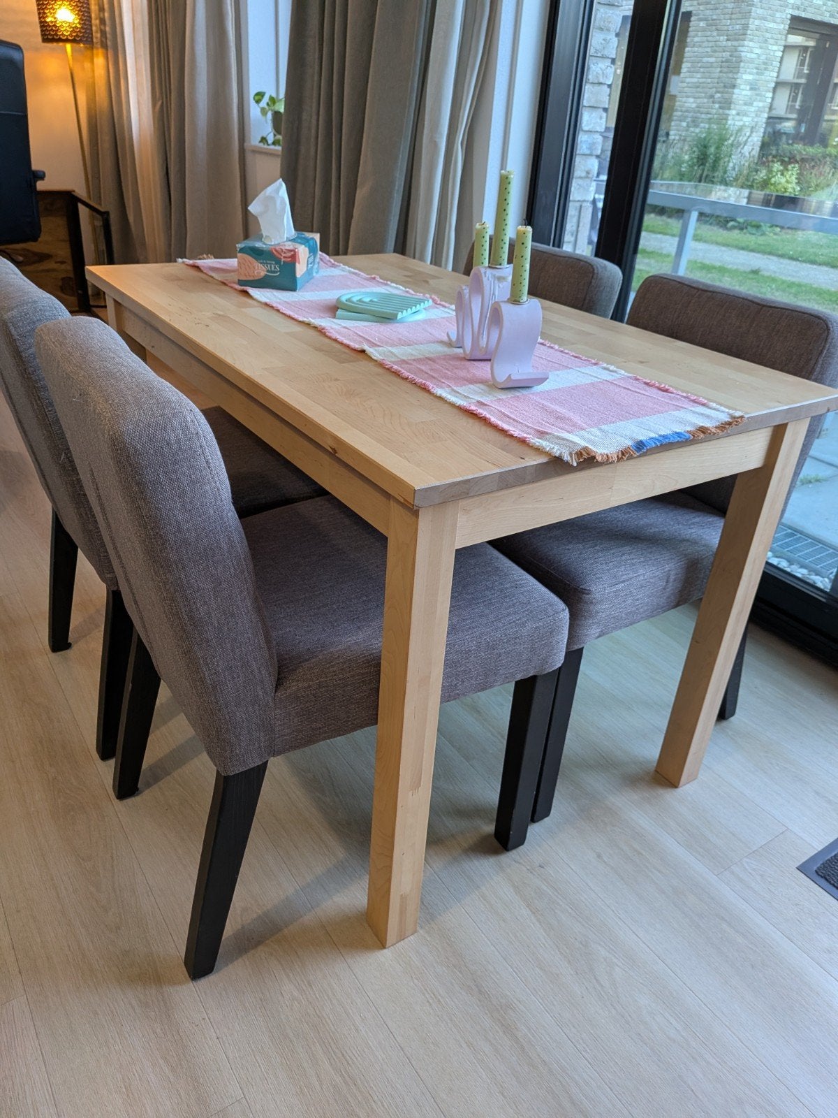 IKEA Bjorkudden eettafel, Ophalen, Gebruikt, 100 tot 150 cm, 50 tot 100 cm