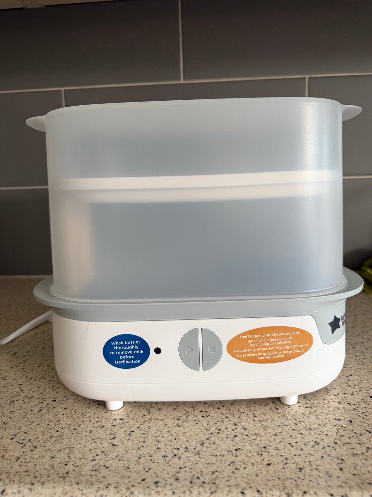 Tommee tippee advanced steam elektrische sterilisator, Ophalen, Zo goed als nieuw