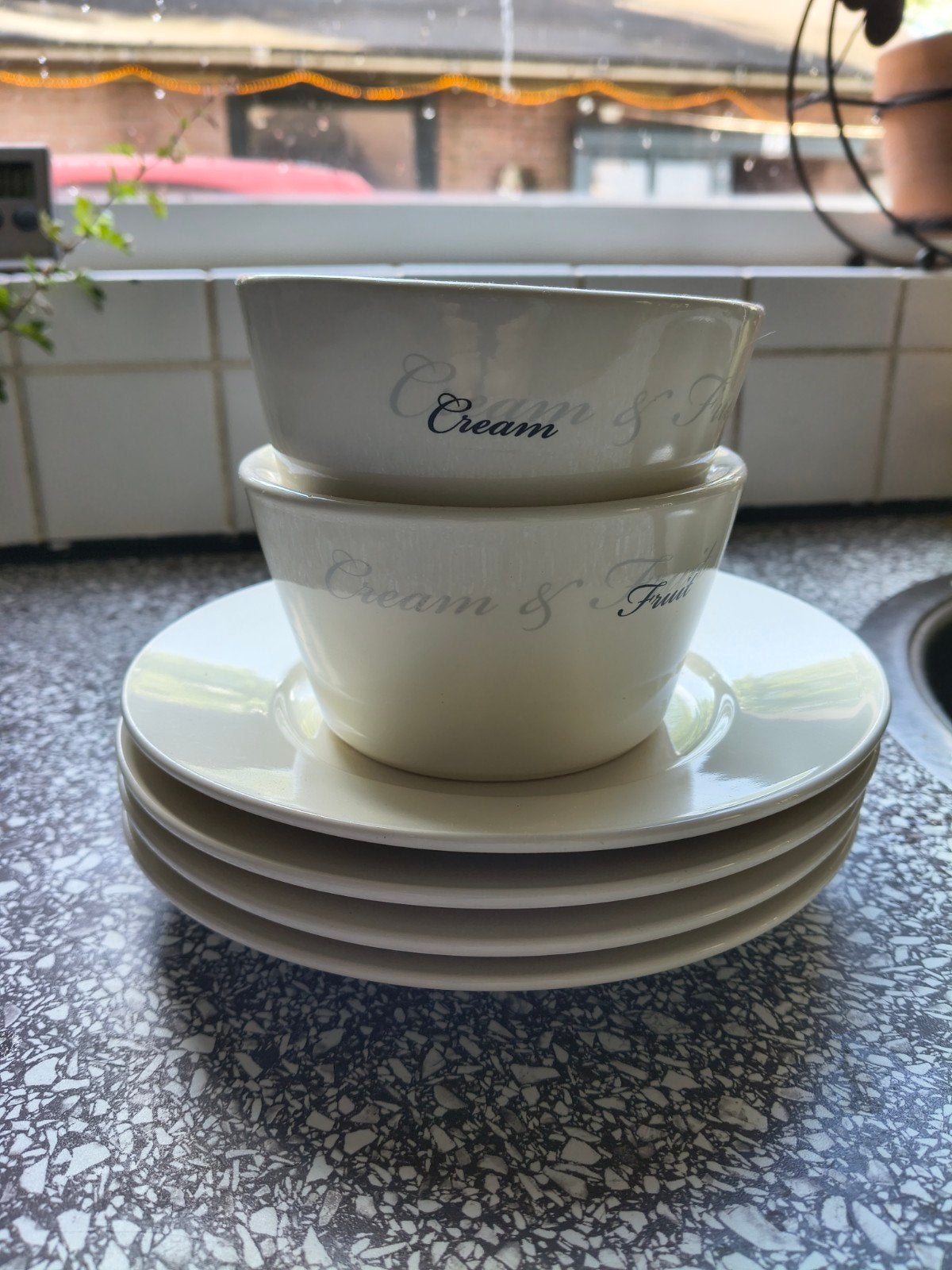 Servies cream & fruit, Ophalen of Verzenden, Nieuw, Overige stijlen, Overige typen