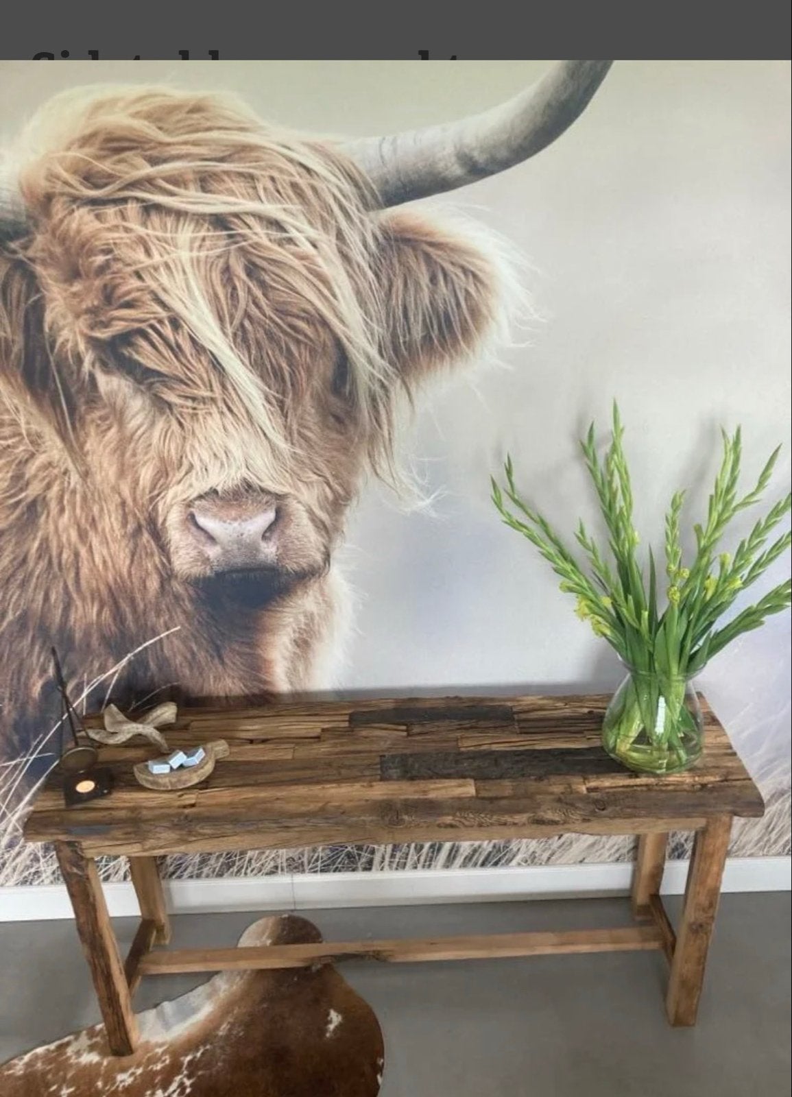 Sidetable Railwood 160x45x77 cm, Ophalen, Gebruikt, 150 tot 200 cm, Overige houtsoorten