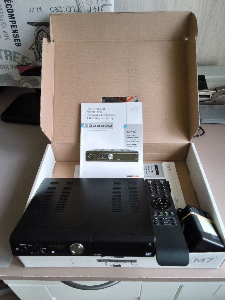 Satelliet decoder SAT801 M7, Ophalen, Gebruikt, Decoder