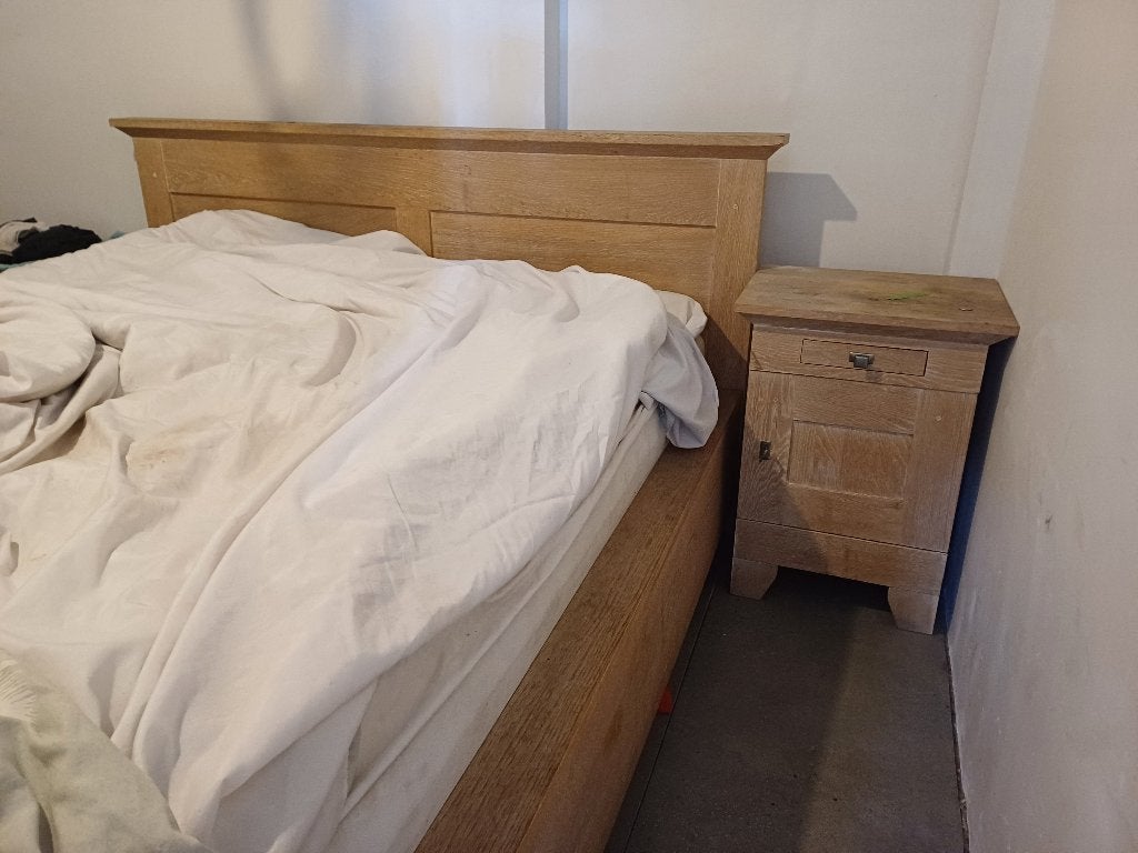 Gratis bed, Ophalen, Gebruikt, Tweepersoons, 180 cm