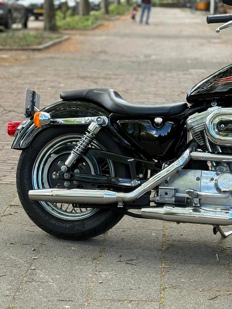 Originele uitlaat harley sportster met mooi geluid, Motoren, Onderdelen | Harley-Davidson, Ophalen
