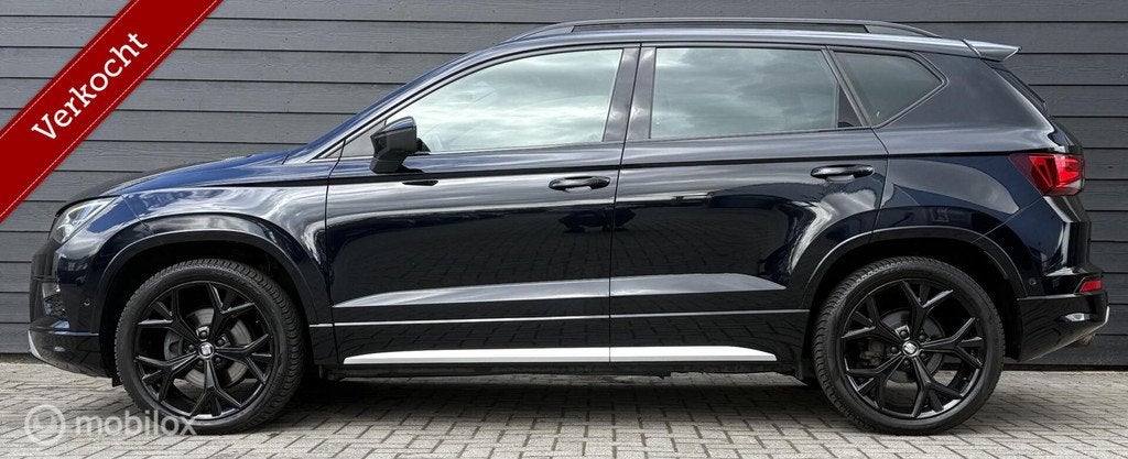 Seat Ateca 2.0 TSI FR 4DRIVE Black Edition/Trekhaak/Viritual, Auto's, Seat, Automaat, 1441 kg, Gebruikt, Ateca
