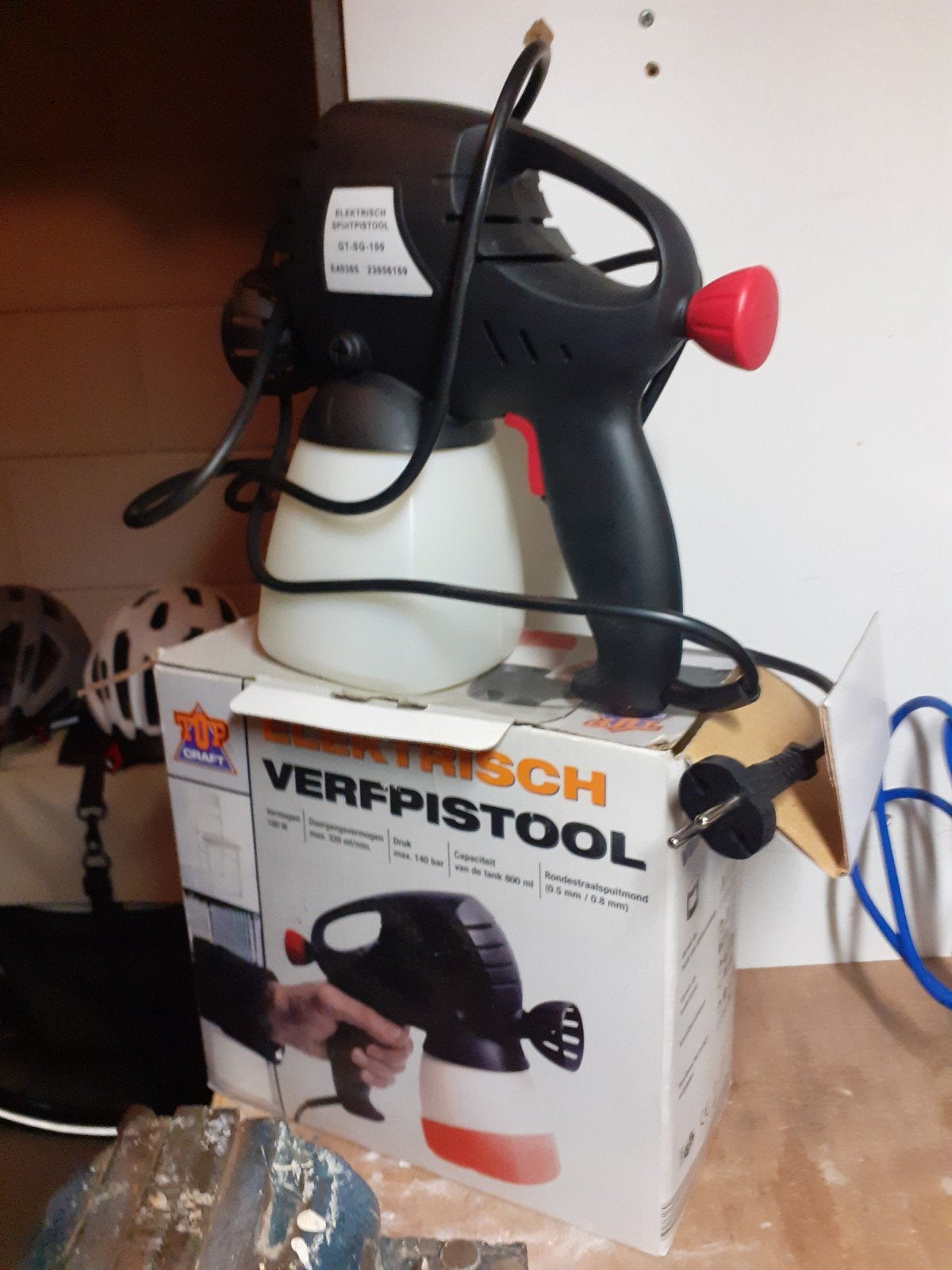 nieuwe elektrische verfspuitpistool, Doe-het-zelf en Verbouw, Ophalen, Nieuw, Overige typen