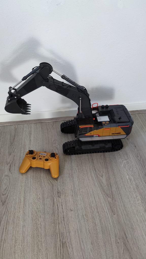 Huina 1593 RC Graafmachine - Volledig Functioneel, Hobby en Vrije tijd, Ophalen of Verzenden, Zo goed als nieuw