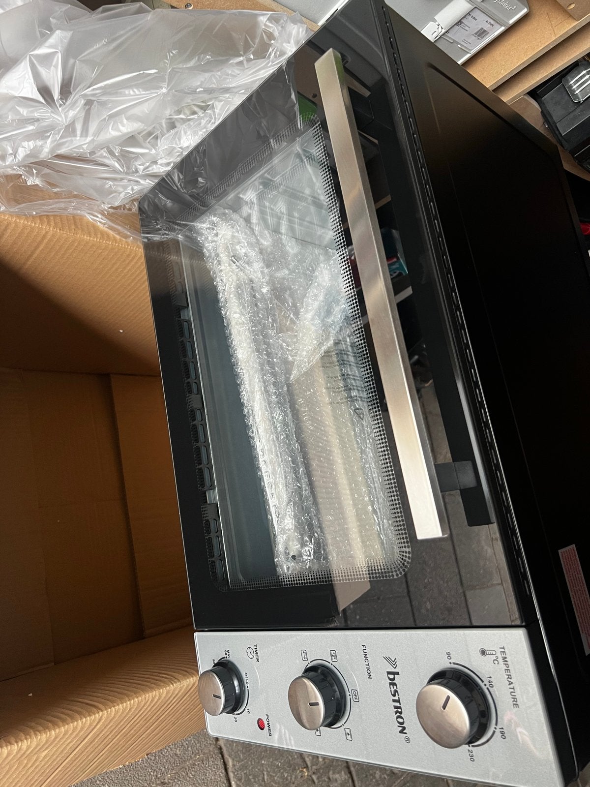 Nieuwe Bestron Grill-Oven AO45 in verpakking, Minder dan 45 cm, Overige merken, Hete lucht, Nieuw
