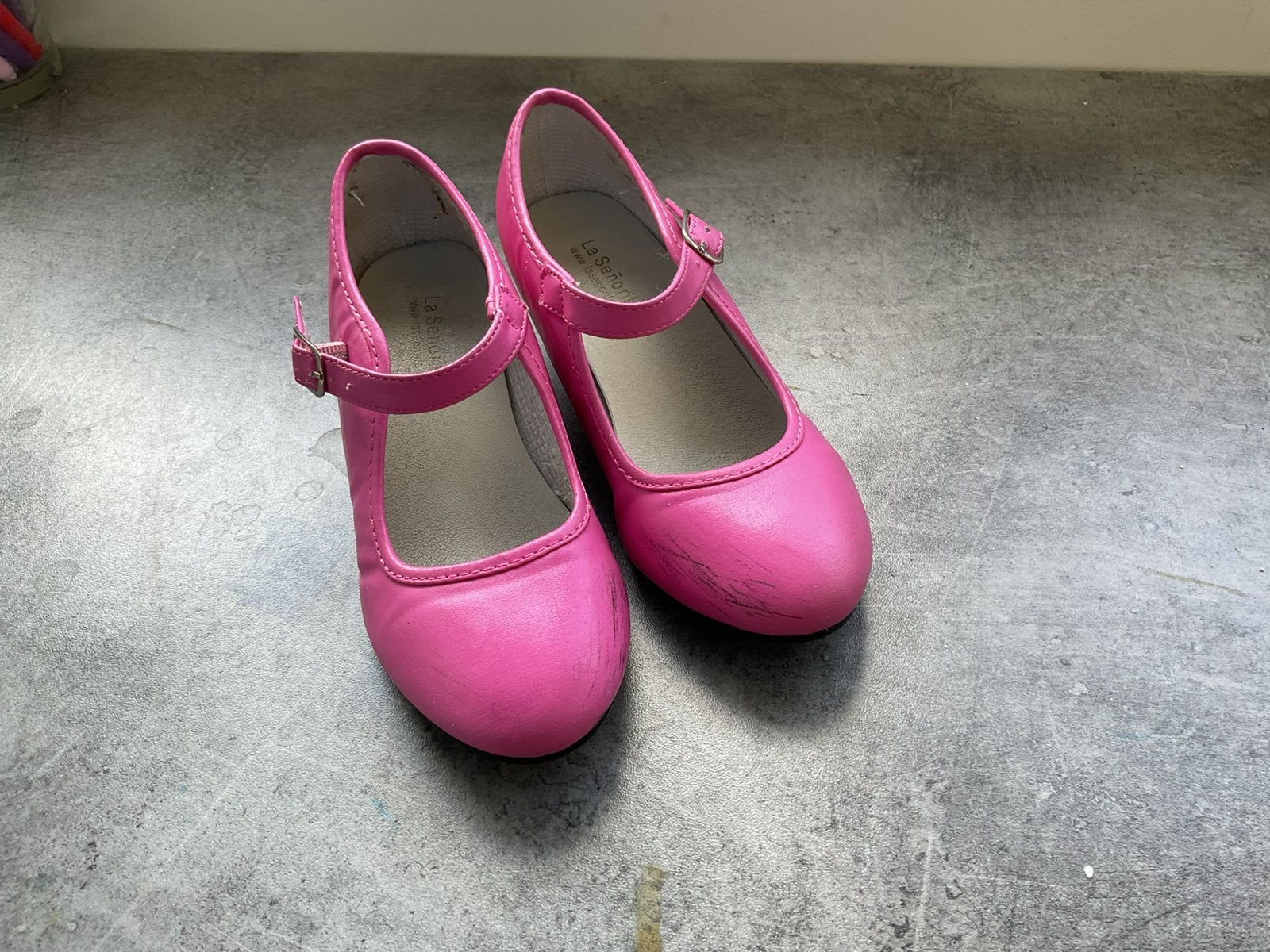 Roze schoenen met hak, Ophalen, Zo goed als nieuw, Meisje, Schoenen