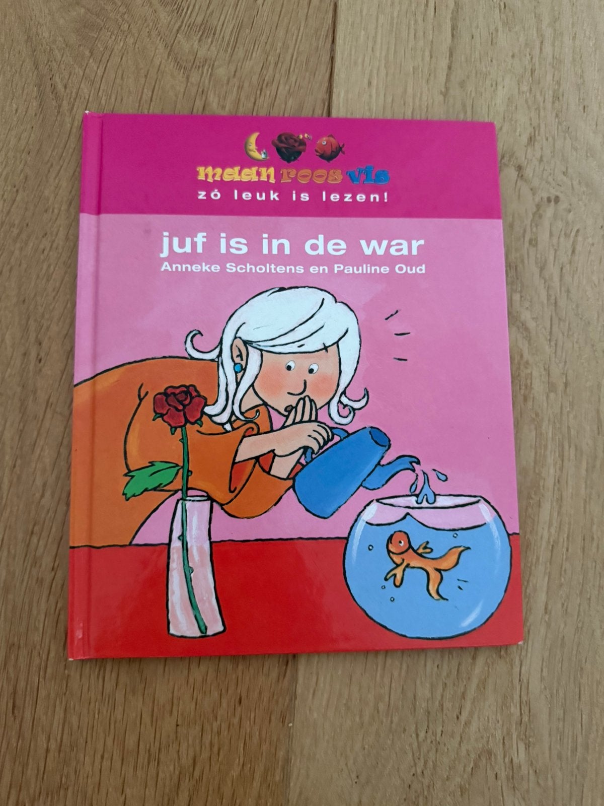 Maan roos vis leesboek. De juf is in de war., Ophalen of Verzenden, Zo goed als nieuw, Jongen of Meisje, Fictie algemeen