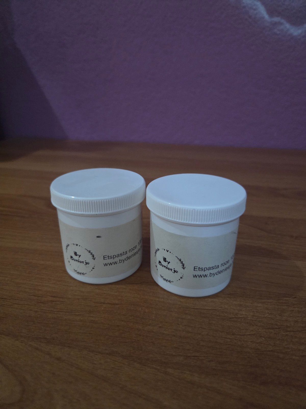 Roze etspasta 100 gram - Knutselmateriaal, Roze, Gebruikt, Overige thema's, Ophalen of Verzenden