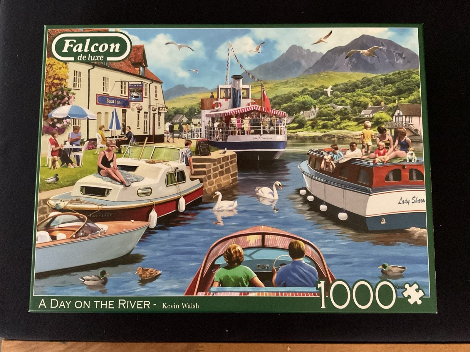 Falcon legpuzzel van 1000 stukjes., Ophalen of Verzenden, 500 t/m 1500 stukjes, Zo goed als nieuw, Legpuzzel