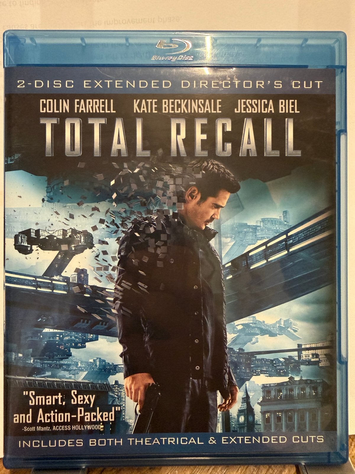 Total Recall - Extended Director's Cut Blu-ray (2-Disc), Ophalen of Verzenden, Zo goed als nieuw, Science Fiction en Fantasy