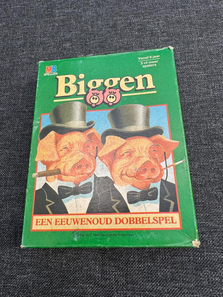 Iggen spelletje oud, Hobby en Vrije tijd, Gezelschapsspellen | Bordspellen, Ophalen of Verzenden, Zo goed als nieuw