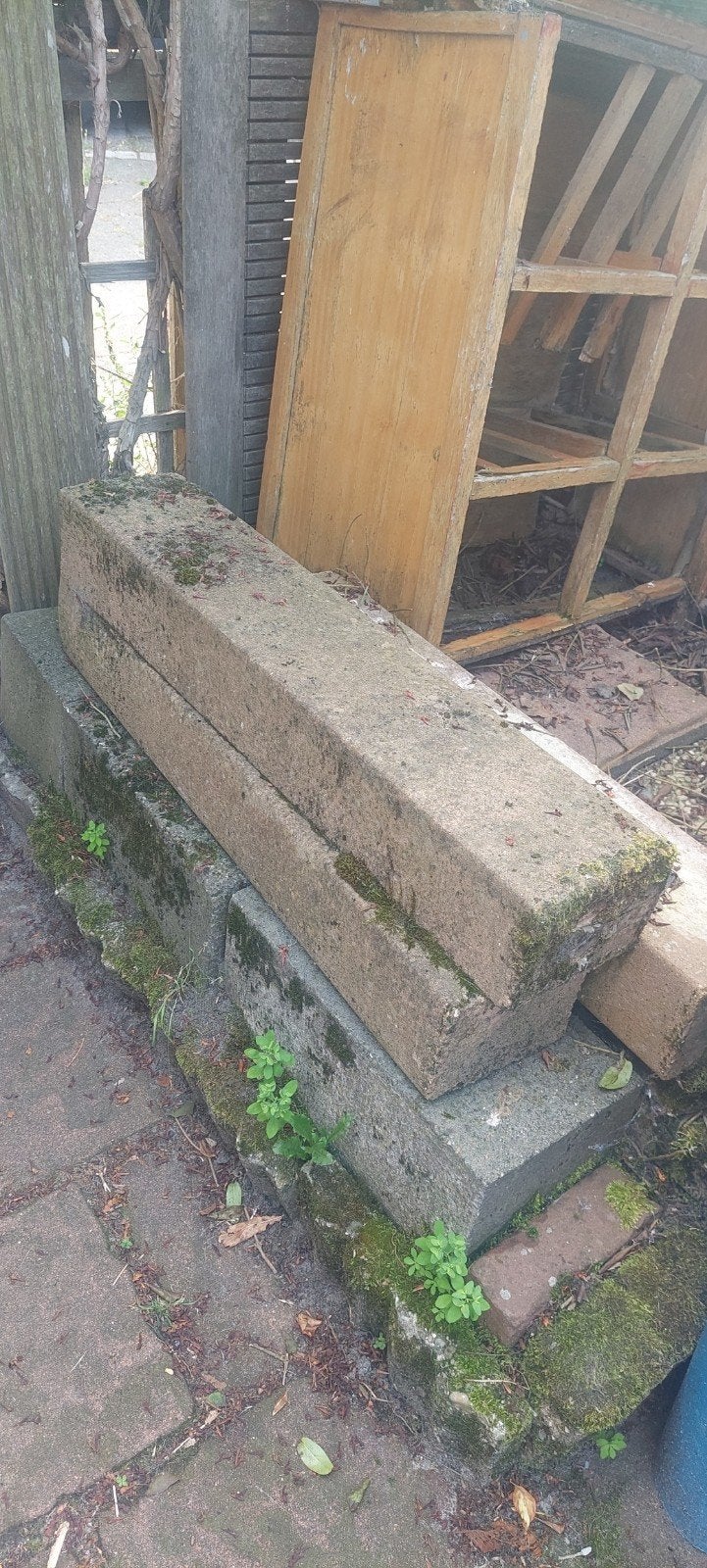 Betonnen balken 100cm en 40cm, Ophalen of Verzenden, Gebruikt, Beton