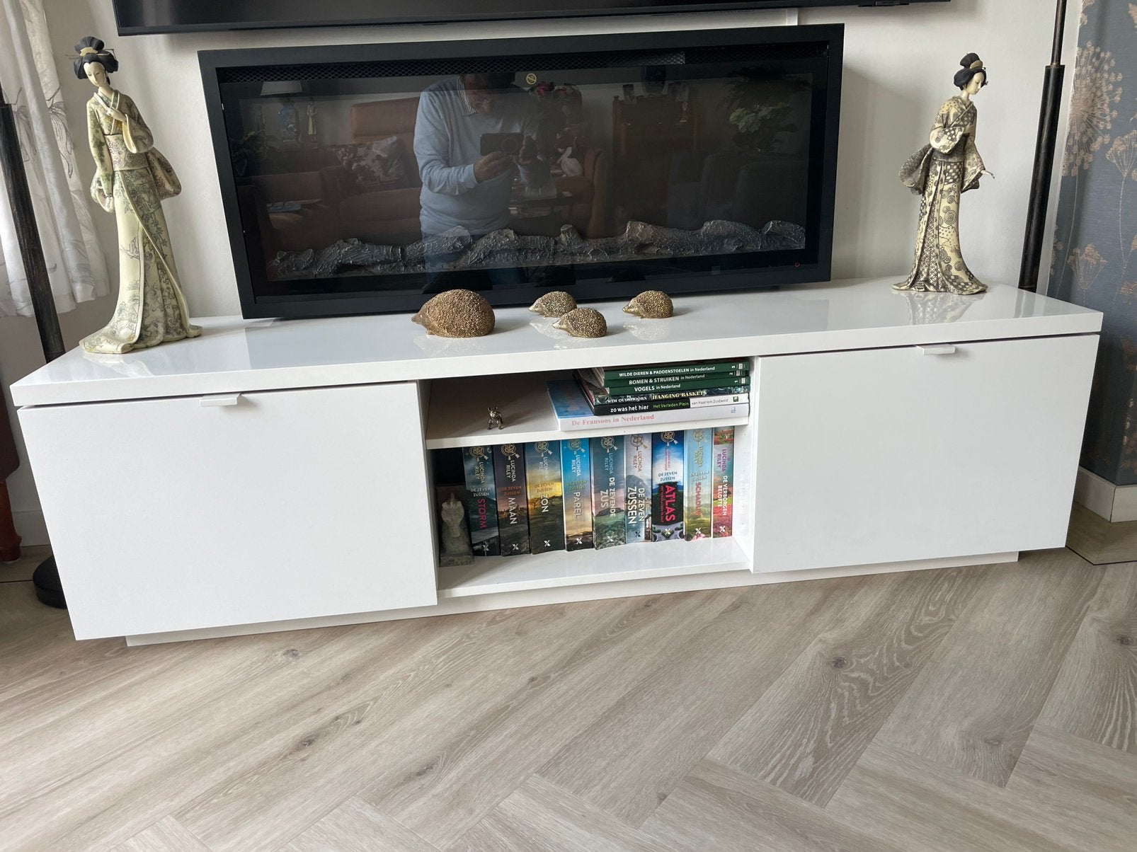 Mediameubel, Ophalen, 50 tot 100 cm, Zo goed als nieuw, Minder dan 100 cm