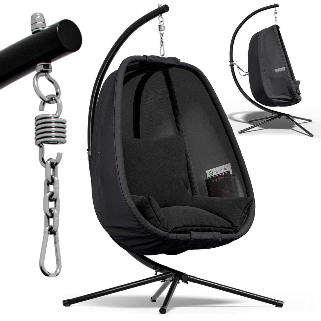 Hangstoel + standaard egg eenpersoons swing GRATIS BEZORGD, Hangstoel, Verzenden, Overige materialen, Nieuw