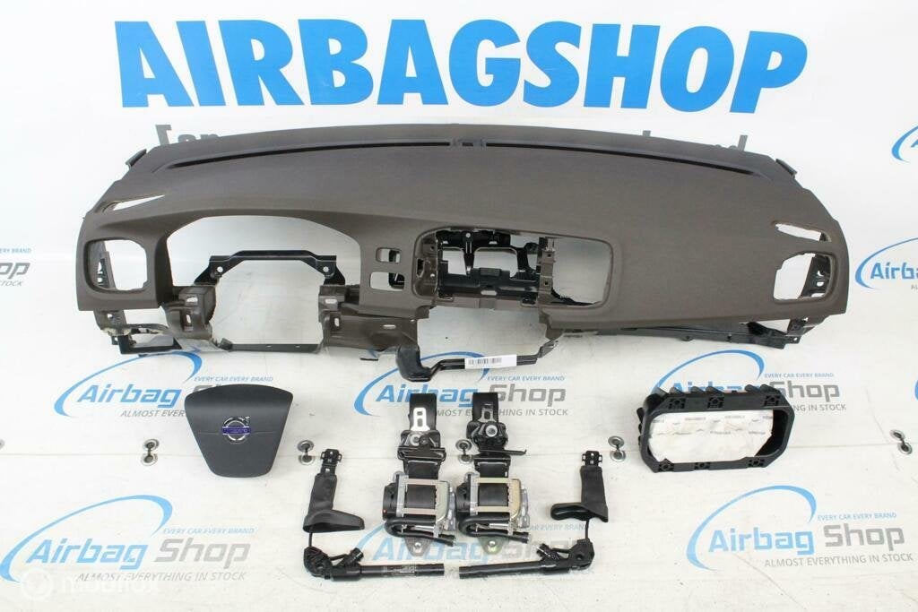 Airbag set - Dashboard bruin Volvo V60 S60 (2010-heden), Auto-onderdelen, Gebruikt, Ophalen of Verzenden