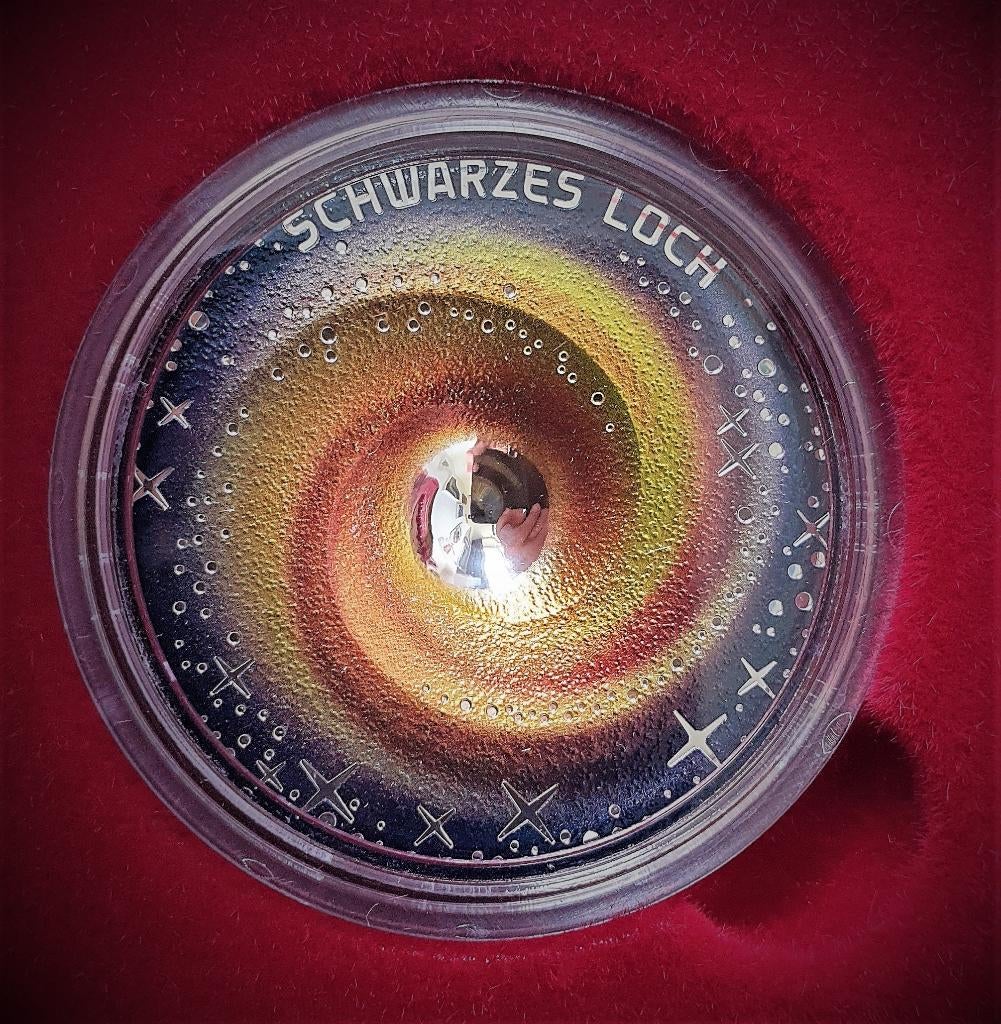 Oostenrijk 20 euro proof Schwarzes Loch 2022, Oostenrijk, Verzenden, Zilver, Overige waardes