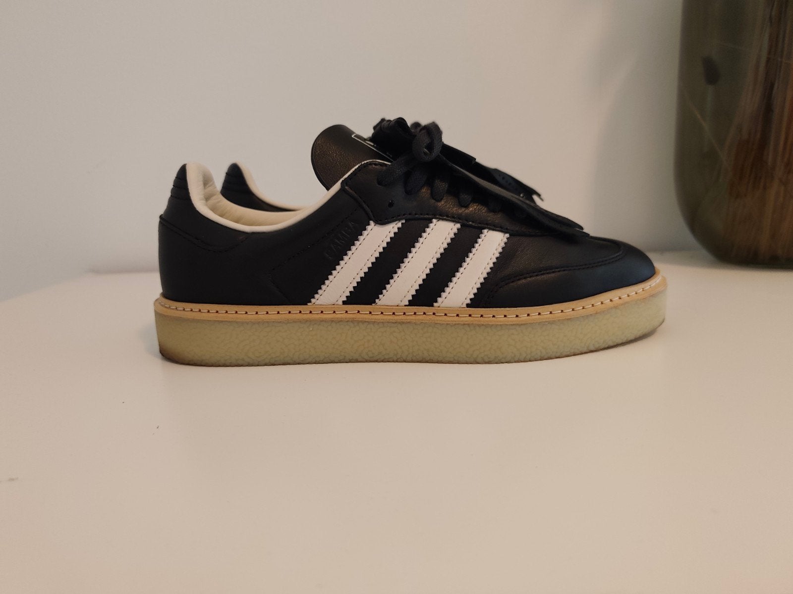Adidas Samba LUX black/white - maat 42, Adidas, Zwart, Ophalen of Verzenden, Sneakers of Gympen