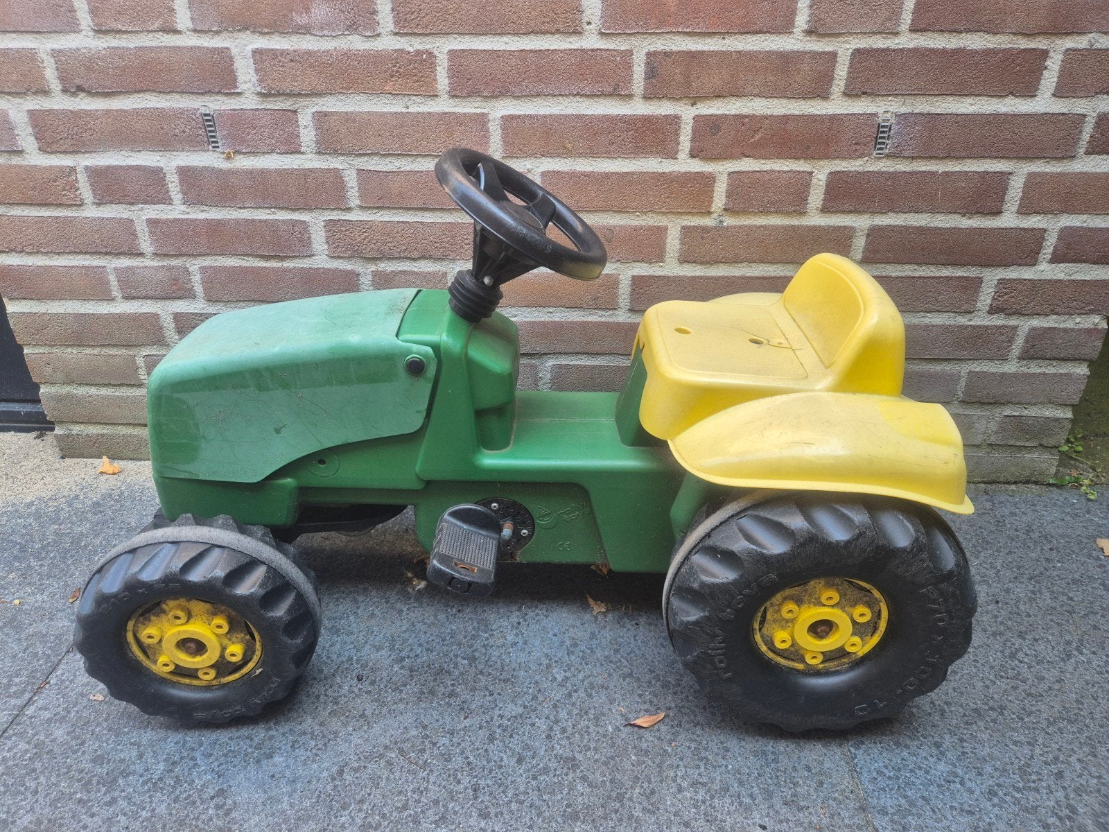 Rolly Toys traptractor voor kinderen in John Deere kleuren, Ophalen, Gebruikt